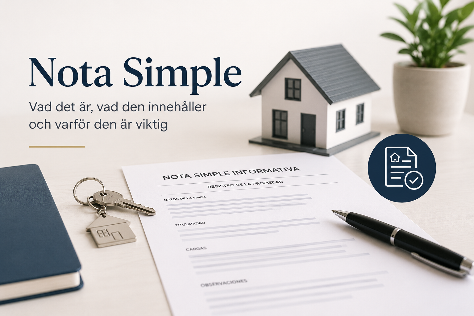 Read more about the article Vad är en Nota Simple – och varför måste du alltid kontrollera den innan du köper bostad i Spanien?