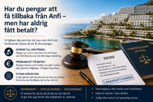 Återkrav genom dom Anfi del Mar